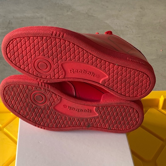 ‼️CLEARANCE‼️ ❤️👟 Maison Margiela Project 0 Club C Sneakers - Red - Mens Size 8 - Picture 10 of 15